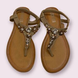 Peter Keiza Fabulous‎ Flat Sandals nwot